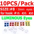 10 piezas tamaño 8 lumo