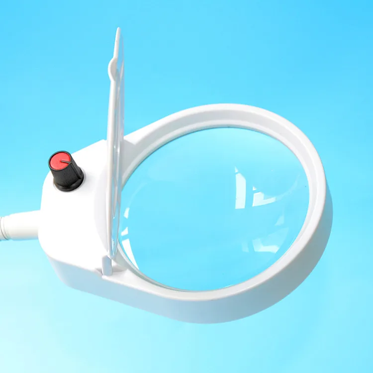Kính Lúp Đội Đầu Đa Năng 5X Kính Lúp Đèn LED Điều Chỉnh Ánh Sáng Cho Xác Định Điện Tử Bảo Dưỡng Hàn Kẹp Trắng