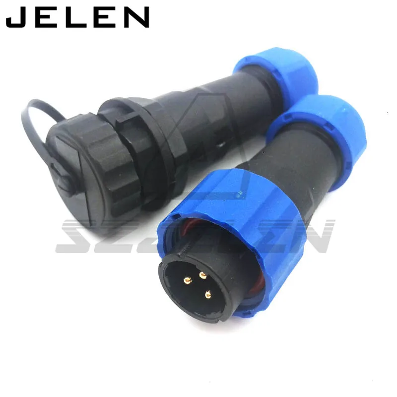 SD16 Waterproof Connector 3pin plug and socket IP68,Waterproof connector adapter cable industrial wire connector plug socket