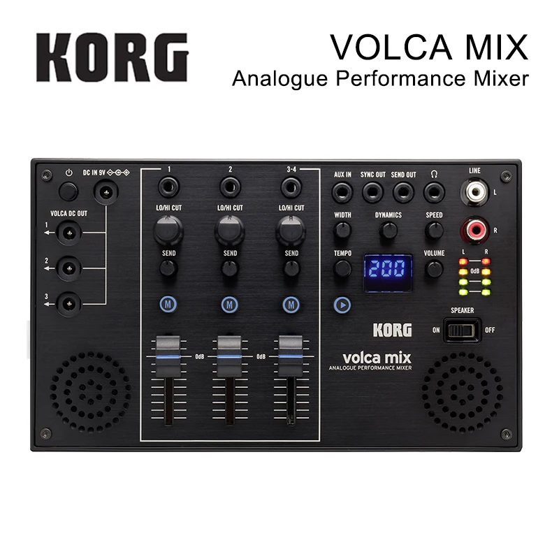 Korg Volca Mix Analogue Performance Mixer Compact Multi-Function Four-Channel Mixer