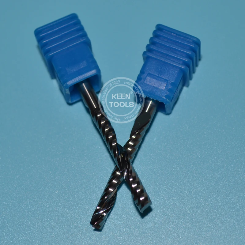 EM428mm 솔리드 카바이드 플루트 나선형 밀링 비트/아크릴용 커터/Cnc 라우터 도구