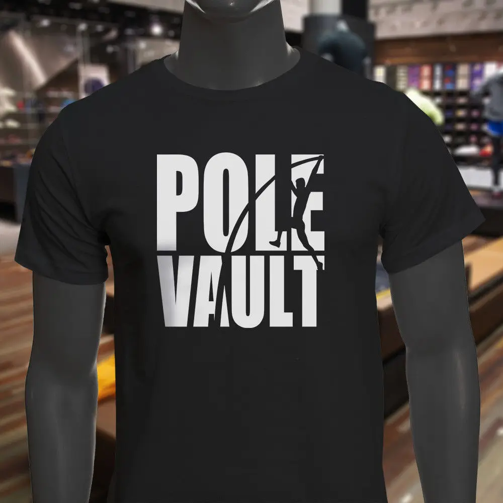 Pole Vault High Jump Vaulter Sport Track Mens T-Shirt Fashion Brand Clothing Men Print Original Fitness T Shirt