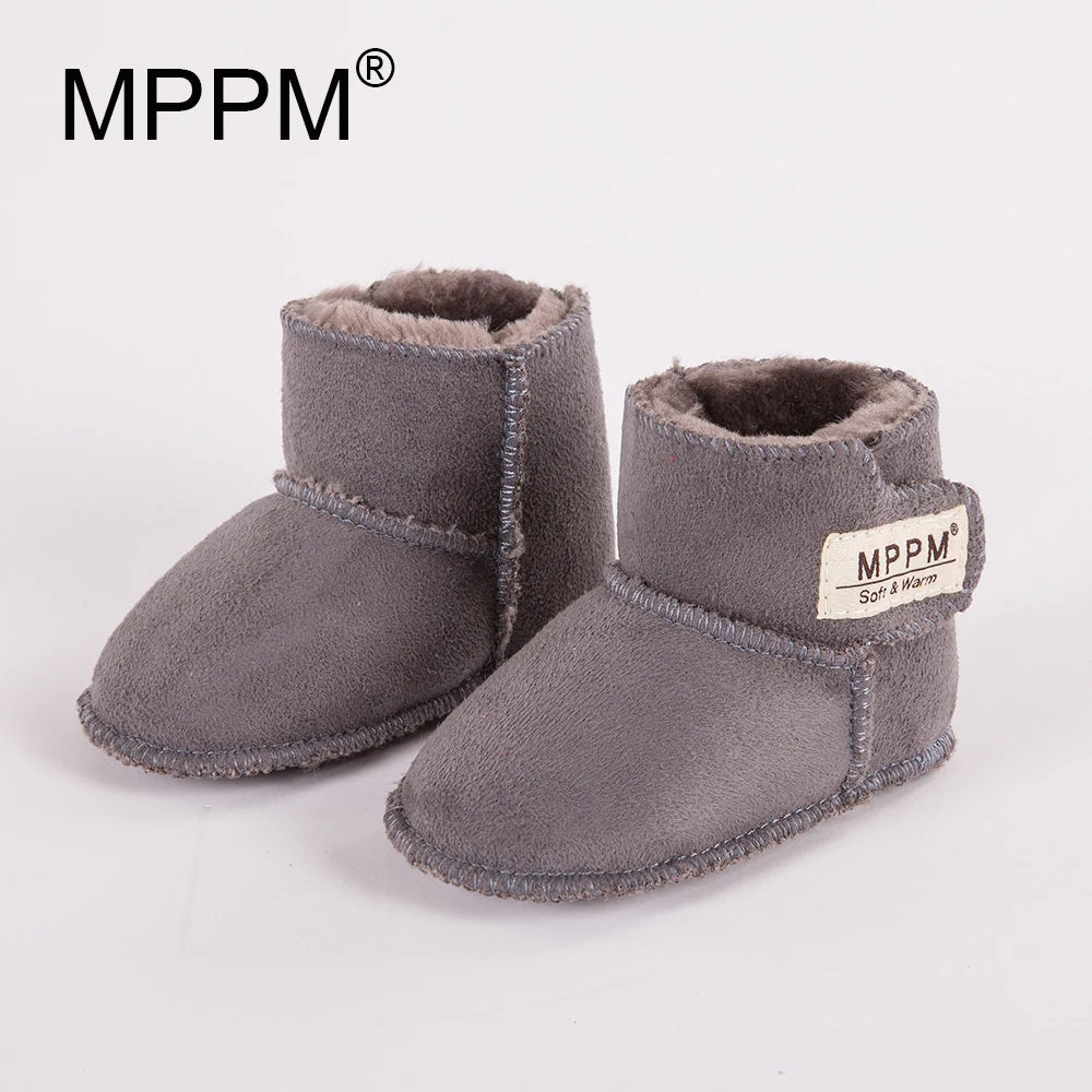 MPPM Baby Snow Boots for Winter Infant First Walker Soft Sole Girls Baby Booties Boy Baby Boots 6-24M