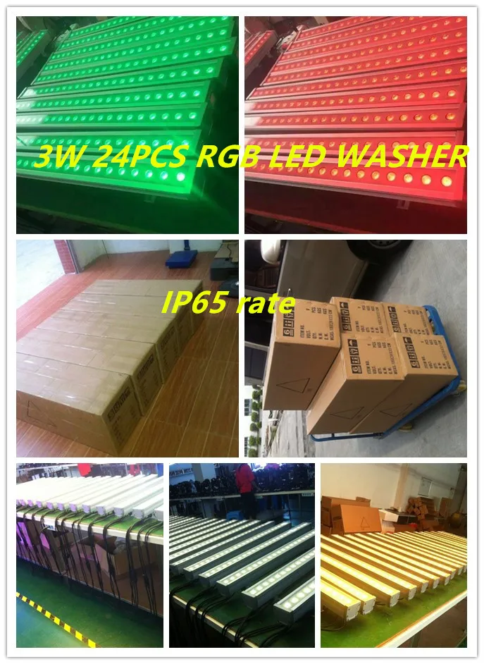 

20 Units 24pcs 3W RGB 3in1 Color Waterproof IP65 Outdoor Led Moving Head WASH Stage Party dj Club Disco Light