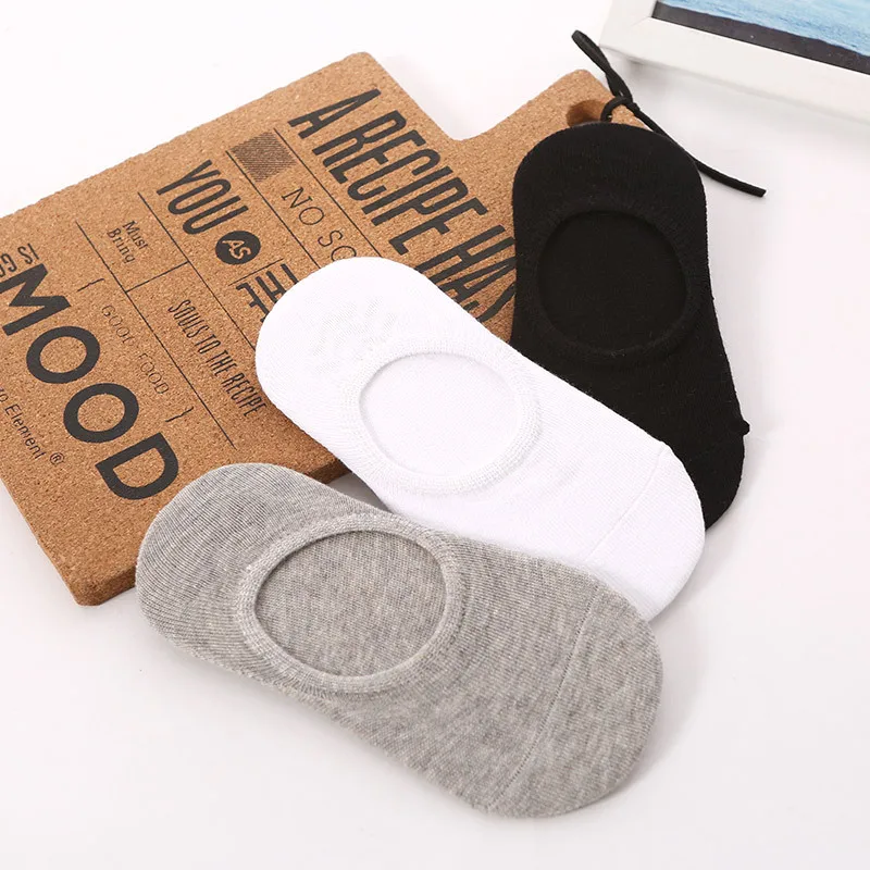 Kids Boys Socks Slippers Cotton Non-slip Silicone Invisible No show Boat Socks Girls Children Stealth Socks Short School Pairs