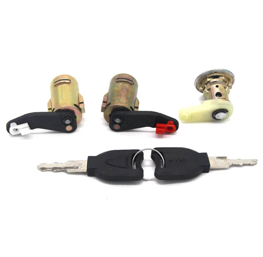 7485116317 1458630 5001834847 TAILGATE TRUNK LOCK FRONT LEFT RIGHT DOOR LOCK BARREL WITH 2 KEYS FOR DAF LF45/LF55 2001-2013