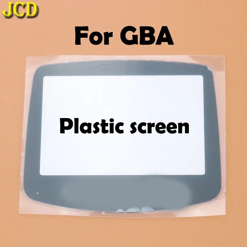 JCD 1 Pcs พลาสติกเลนส์หน้าจอกระจกสำหรับ GBA หน้าจอแก้วเลนส์สำหรับ Gameboy Advance เลนส์ W/ กาว