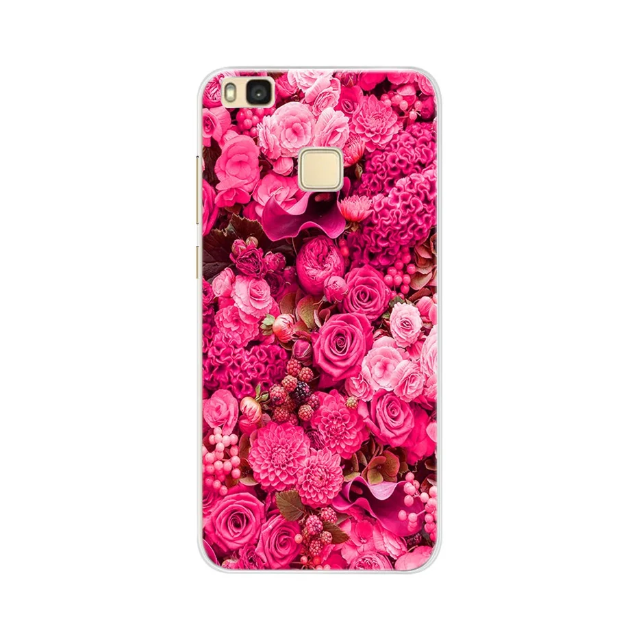 For Cover Huawei P9 Lite Case Cute Animal Black Silicon Soft TPU for Funda Huawei P9 Lite Case 2016 P 9 P9Lite Phone Back Cases