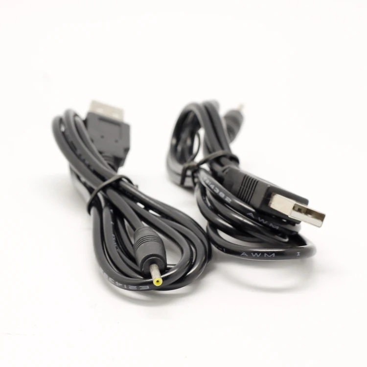 5pcs computador tablet usb cabo de carregamento dc 2.5*0.7 para aino/newman/cubo/janela/teclast/...