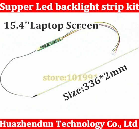 50PCS 336mm 15.4'' Adjustable brightness led backlight strip kit,Update 15.4inch-wide laptop LCD ccfl to LED backlight