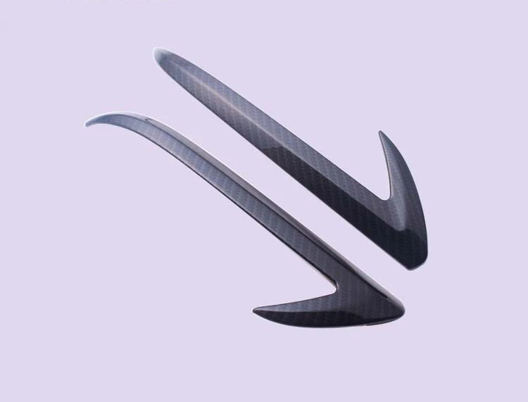 

2pcs Car-styling abs carbon fibre Rearview Side Mirror Strip Garnish Trim Cover fit For Toyota C-HR CHR 2017 2018
