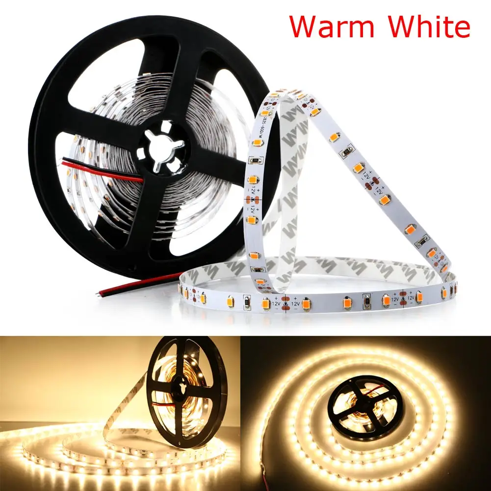 LED Ribbon Warm LED Strip lamp 2835SMD 300 LED light Tape Ribbon 5M Non Waterproof White /Warm White