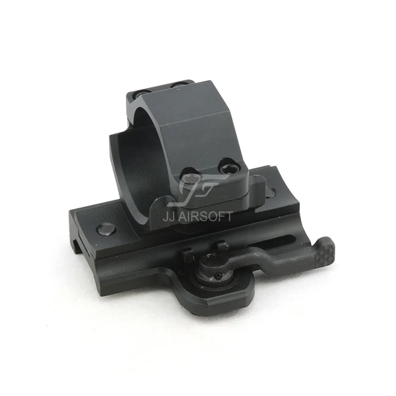 JJ Airsoft A.R.M.S. 30mm Throw Lever Ring with Riser