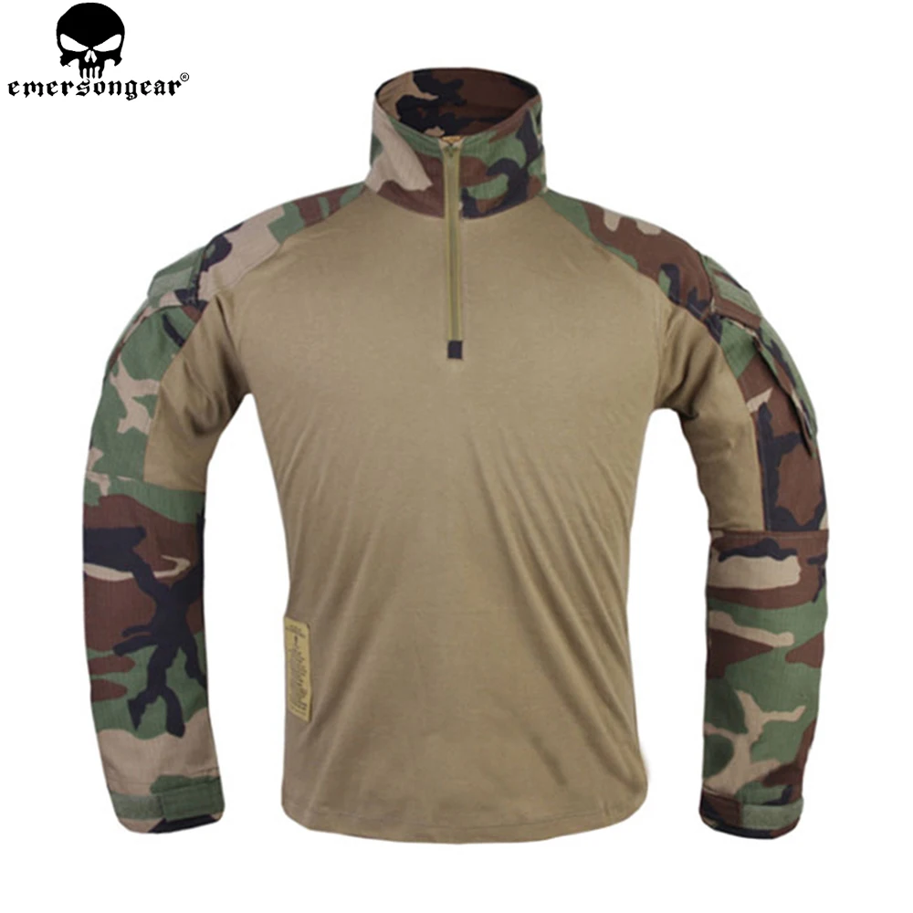 Emersongear-Camiseta táctica G3 Gen3, camisetas de caza Airsoft, ropa multicamuflaje, camisa de camuflaje para Paintball para hombre, aventura al aire libre