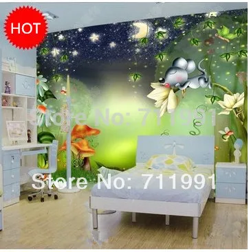 

Custom papel DE parede infantil large murals the night sky for sitting room paradise children room wall vinyl papel DE parede