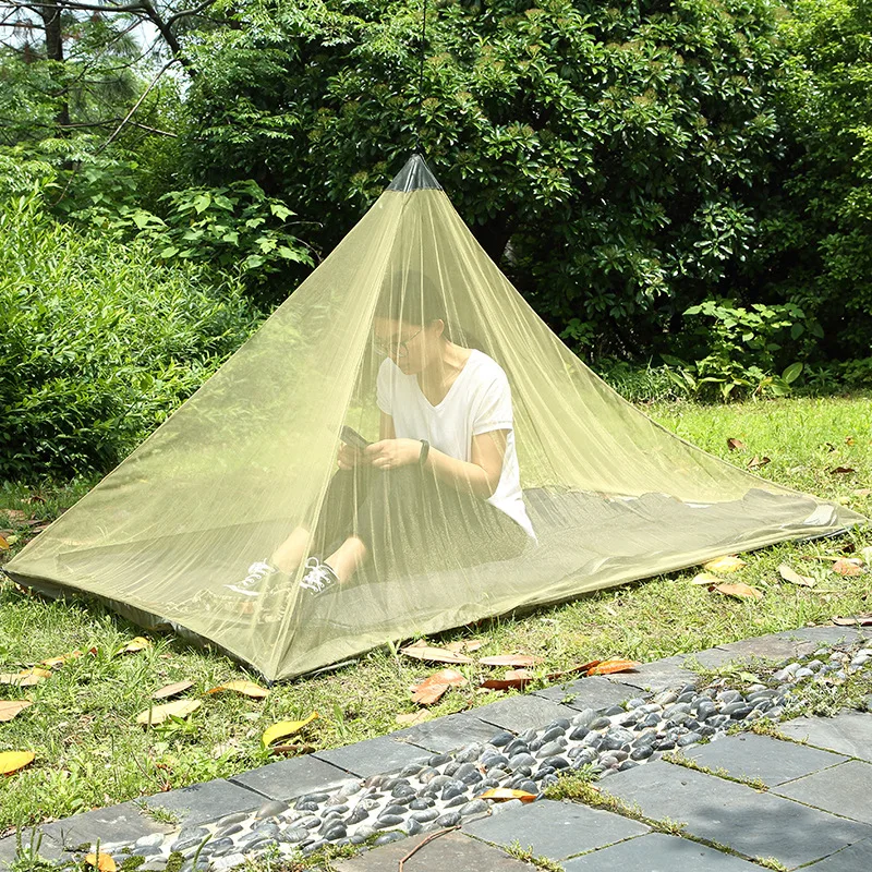 

New Arrival Single Person 220*120*100CM Camping Mountaineering Insecticide Nets Mosquito Net Yarn Hanging Tent Forest Tent