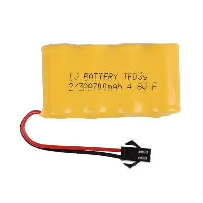 2318D 2320 2314 4.8V 700Mah 2/3AA NI-CD M Batterij Vervorming Robot Afstandsbediening Voertuig Oplaadbare Batterij