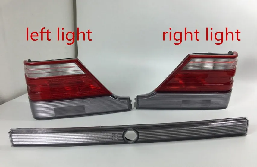 RQXR LED rear light + brake light + turn signal rear bumper light reflector for Mercedes-Benz S Class W140 S280 S320 S350 S500