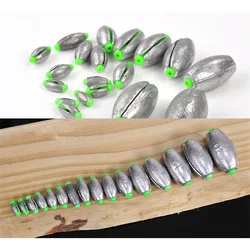 Fishing Tackle Accessories Down Lead Sinker 11-75g Big Size Pendant Green Rubber Plug Line Protection 1-4 Pieces/Bag SALE