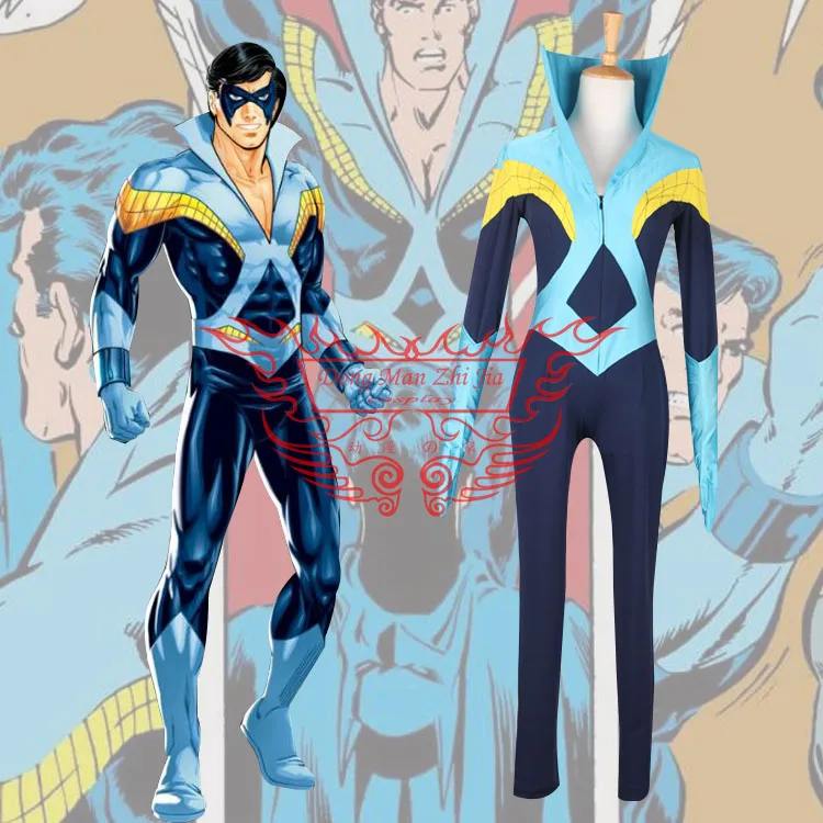 Nightwing Discowing Version Cosplay Costume Men's Jumpsuit 11