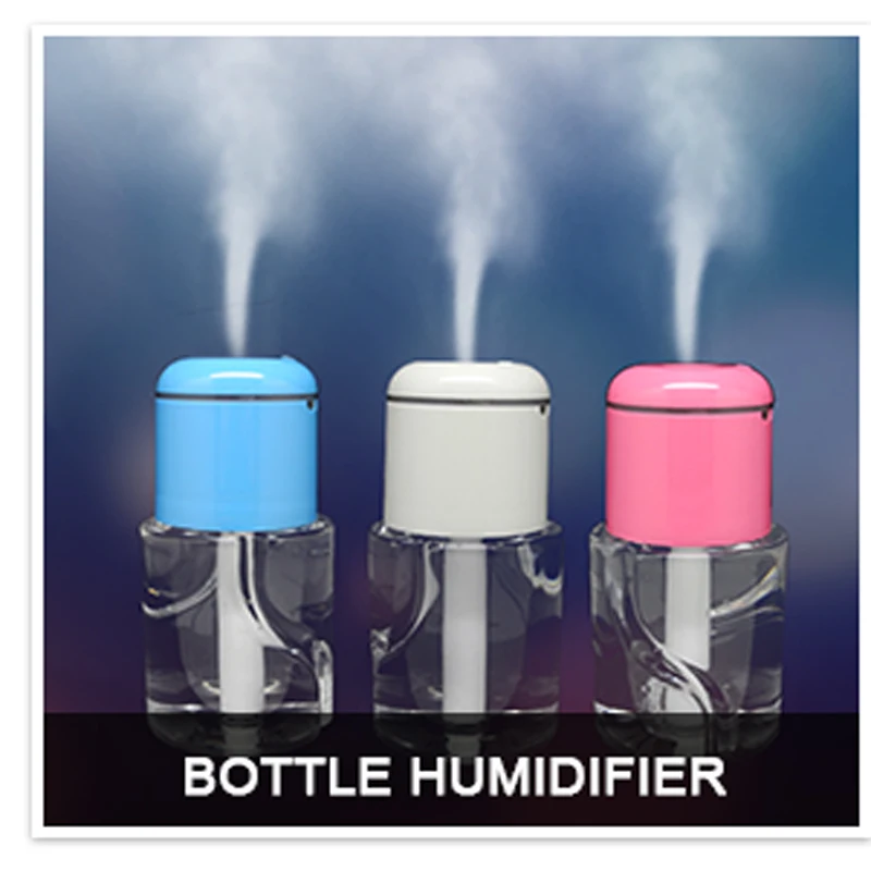 Hot Sale Water Bottle Caps Humidifier Mini Portable USB 5V Car Aroma Diffuser Steam essential oil diffuser Mist Maker Fogger