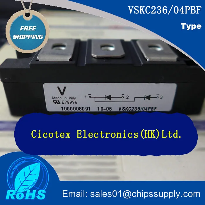 VSKC236/04PBF MODULE VSKC236-04PBF IGBT VSKC236-04 DIODE GEN PURP 400V 115A INTAPAK VS-VSKC236/04PBF