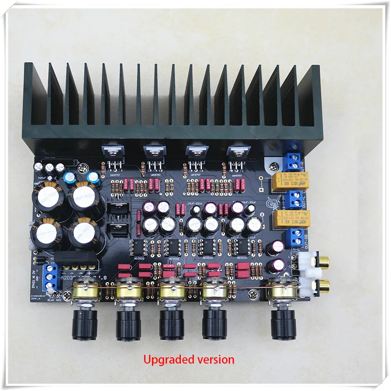 LM1875 2.1 Channel Digital Audio Amplifier Stereo High Power Amplifier Board Subwoofer BTL Amplifier Board 50W*2+100W