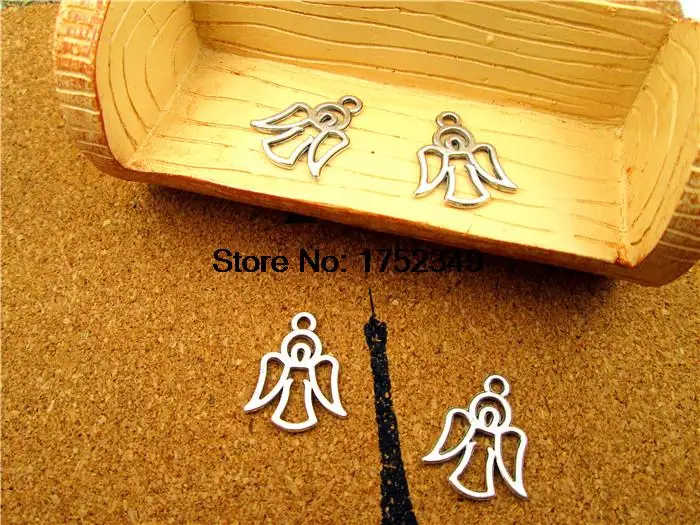 30pcs--  Angel Charms  Antique Tibetan silver  Angel Charms pendants ,DIY Supplies  21x17mm