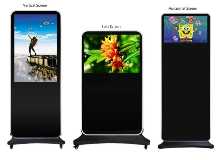 Custom 42''46'' 55 inch led LCD commercial advertising display multi touch lcd Digital Signage Kiosk display