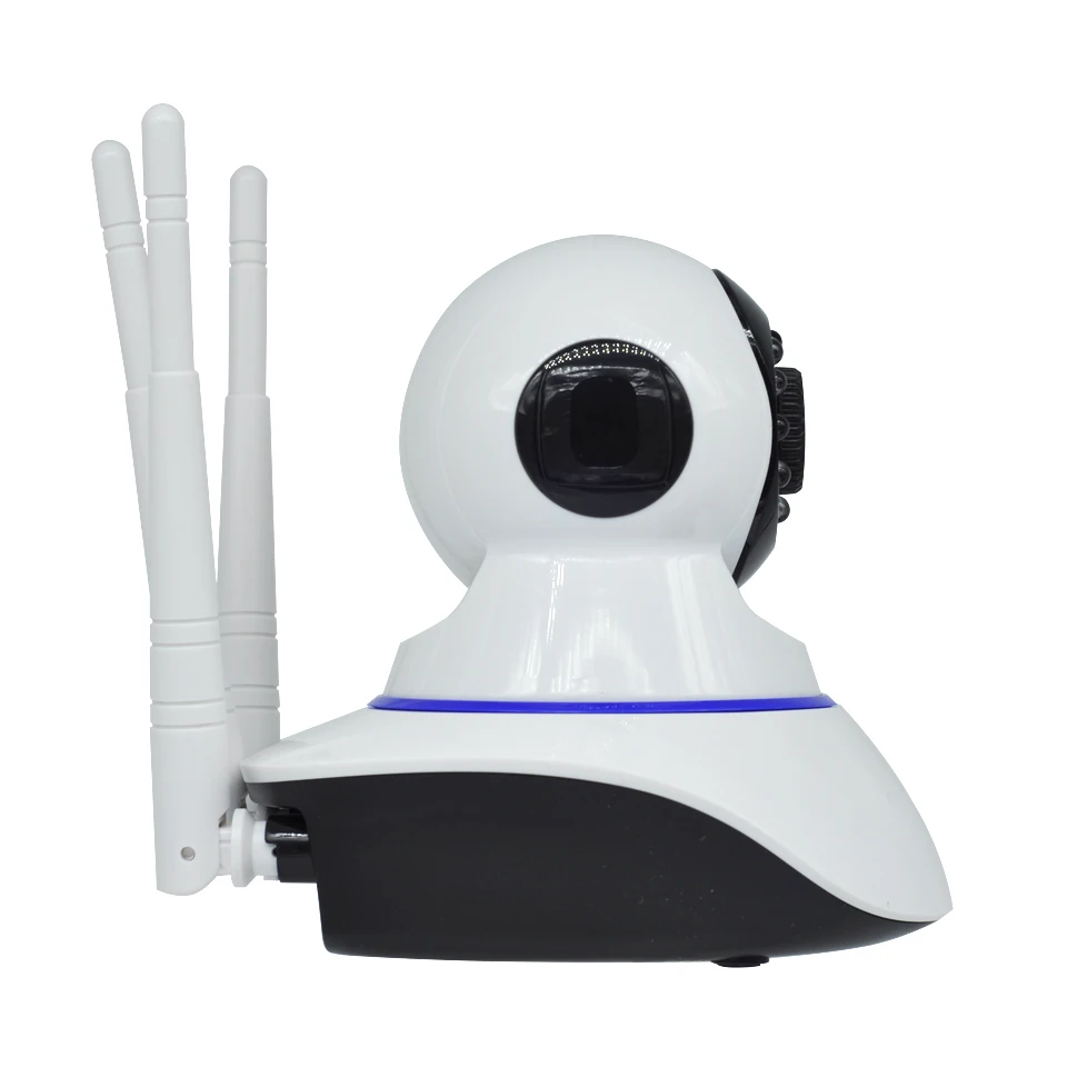 OUERTECH-interphone vidéo 720P | Lumière à infrarouges, rotation sans fil, caméra IP intelligente, prend en charge, commande PTZ, télécommande, moniteur de bébé