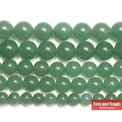 Natural Stone Green Aventurine Round Loose Beads 15