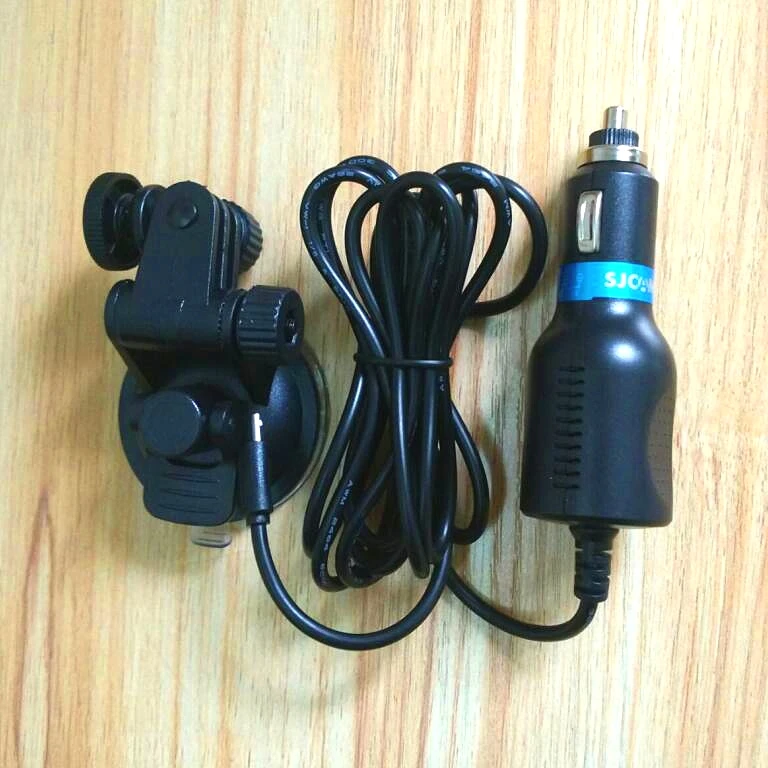 Автомобильное зарядное устройство, кронштейн на присоске, автомобильный держатель для EKEN H9 R H3 H8 SJ4000 SJ5000X M20 SJ7000 soocoo c30 SJCAM 4000Air Camera