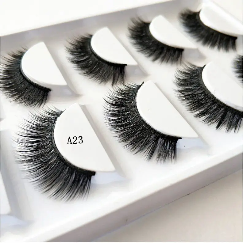 38 Styles New Luxry Thick False Eye Lash 100% Real 3D Mink Eyelashes 5 Pairs Eyelash Makeup Kit Professional Lashes makeup tools