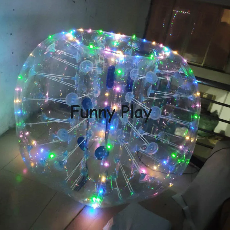 led lighting Bubble Soccer Ball Air Bumper Ball Bubble Football For Adults or child ,Bubble Bumper Ball for event game