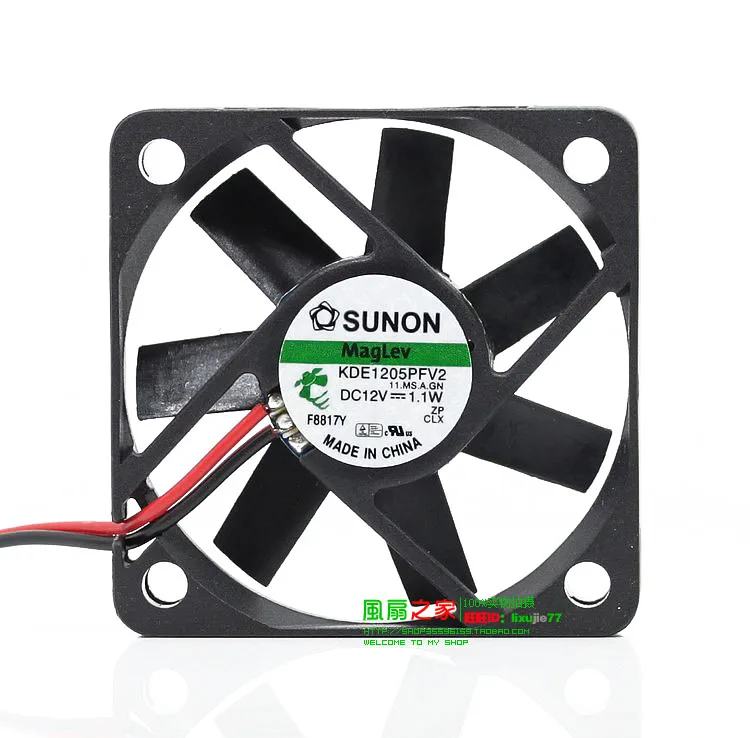 

SUNON KDE1205PFV2 11.MS.A.GN DC 12V 1.1W 50x50x10mm Server Cooling Fan