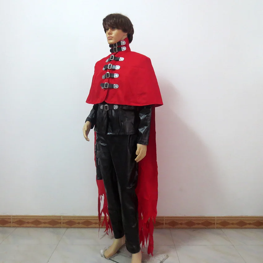 Anime Final Fantasy FF05 Vincent Valentine Cosplay Costume Custom-Made