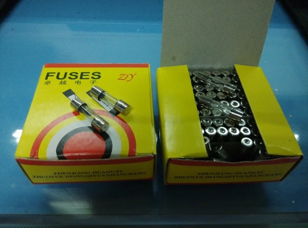 100pcs 5*20 3.15A 250v glass fast fuse tube 5*20mm 3.15A 250V 5x20 fast fuse