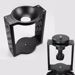 65mm/75mm/100mm Aluminium Half Ball Flat to Bowl Adapter Converter Riser for Manfrotto Video Tripod Fluid Head DSLR Rail Slider