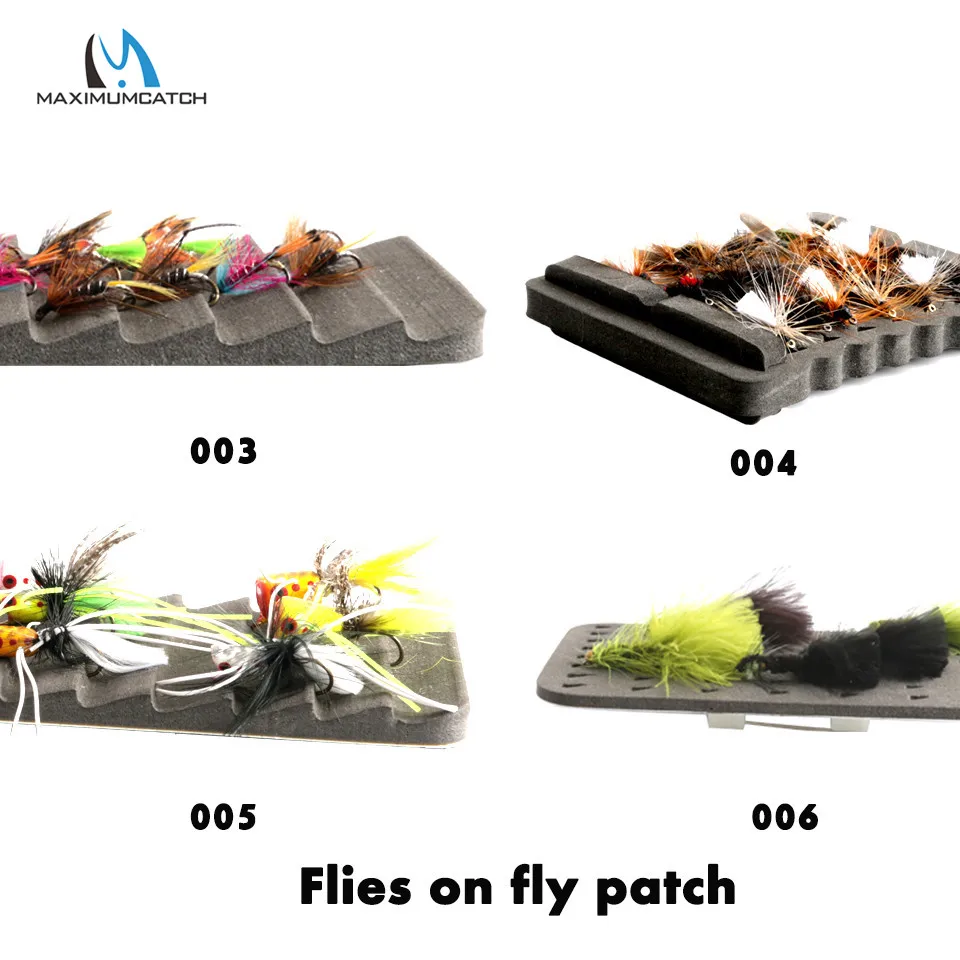 Maximumcatch High Quality Ripple Foam Fly Patch with Zinger Retractor Potable Fly Fishing Accessory