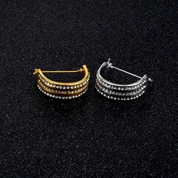 GUSLESON Quality Tie Clasp Necktie ring suit for Mainly Men Tie