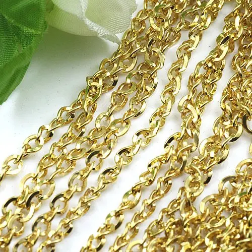 

Free shipping!!!!100M/ DIY jewelry findings- 4*5mm Chain findings