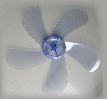 for 16 inches 380mm diameter  AS plastic  transparent fan blade electric fan parts 5 blades