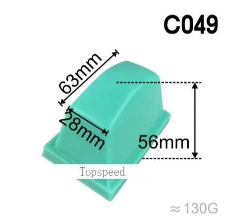 

63x28mm Silicone Rubber Pad Head for Pad Printing Machine Pad Printer Wooden Base