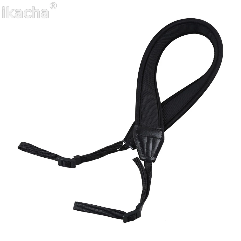 كاميرا الرقبة الكتف الأسود حزام حزام مرنة لسوني كانون نيكون بنتاكس باناسونيك ملحقات أجزاء DSLR
