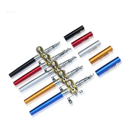 Telescopic Mini Fishing Rod, Pen Shape, Portable Pocket, Aluminum Alloy, Fish Spinning Rod, Pole with Reel, Free Shipping