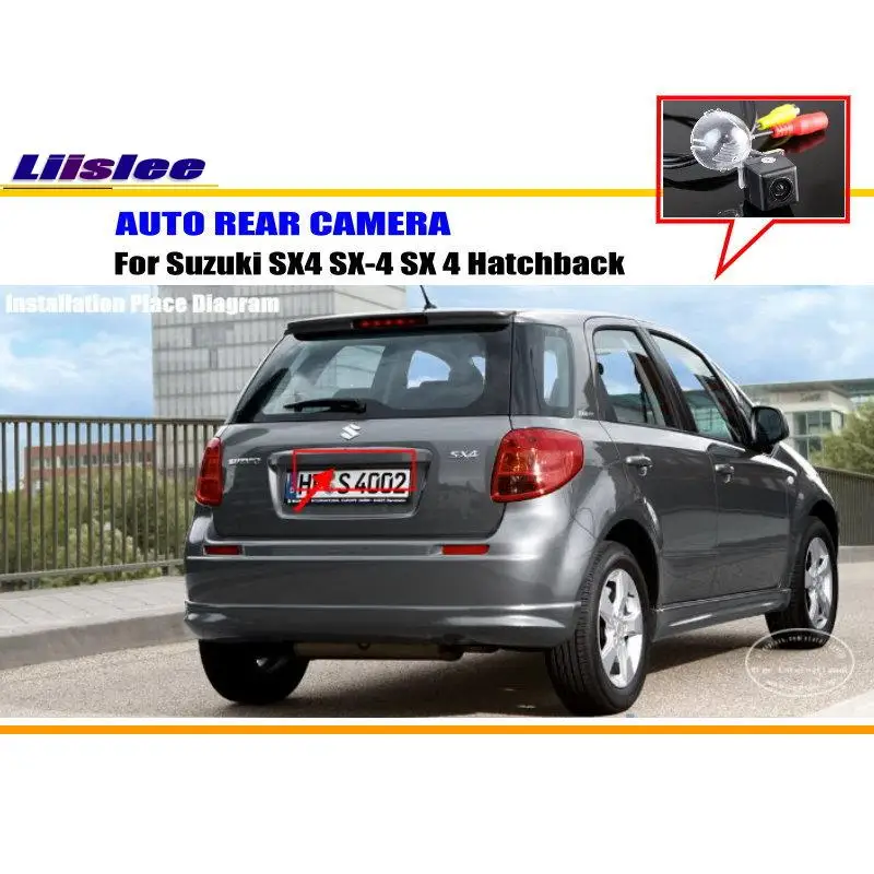 Dla Suzuki SX-4 SX4 Hatchback wyświetlacz tyłu samochodu widok z tyłu kamera cofania Parking powrót AUTO HD CCD CAM zestaw akcesoriów