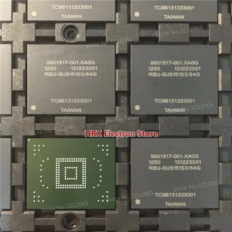 

100% New RBU-SUS151S3/64G 9931517-001 TC9B131223001 BGA Chips RBU-SUS151S3 64G