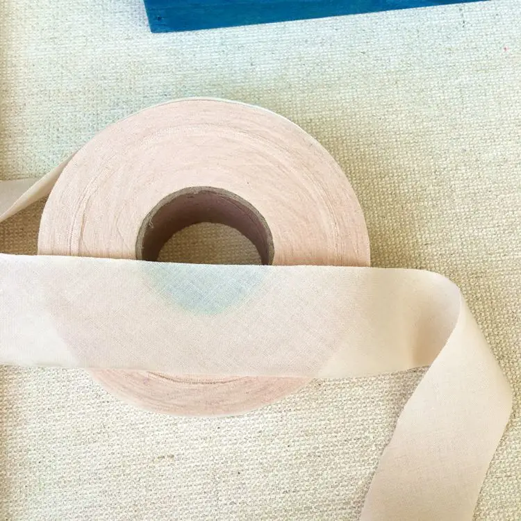 3 cm, 50 Meter, ungefaltete Baumwoll-Schrägbänder, Patchwork-Besatz, bedeckt, zum Basteln von Kleidern, Polstern, Nähen, Textilgurtband – Detail 6