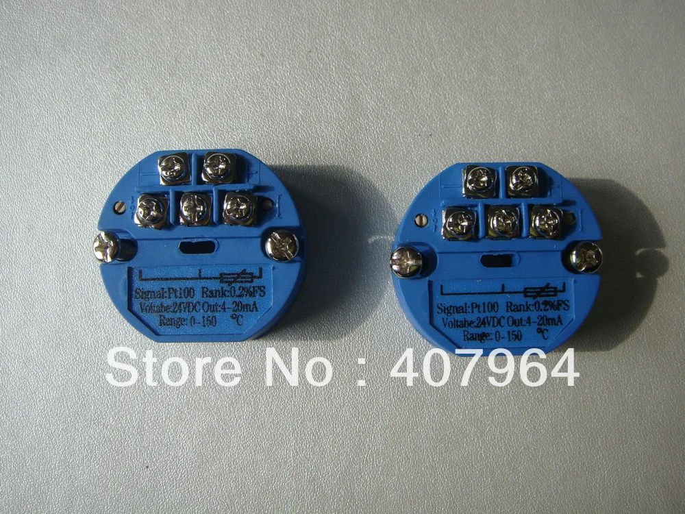 

0-150C Industrial Pt100 Transmitter with 4-20mA Output