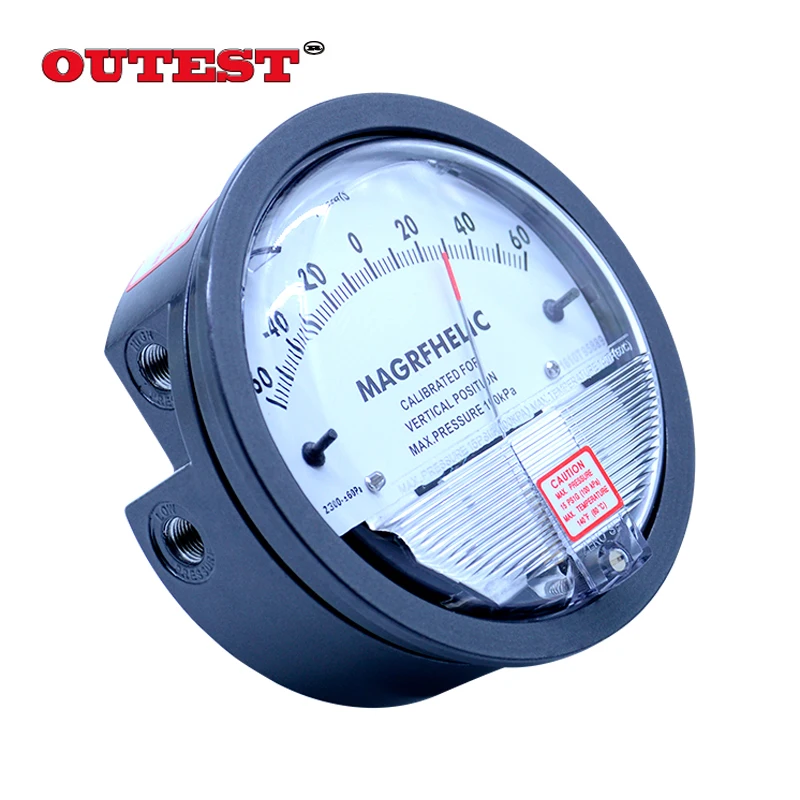 High precision Air differential pressure gauge vacuum Manometer micro pressure gauge Measuring range 0-30PA~0-30KPA for choice